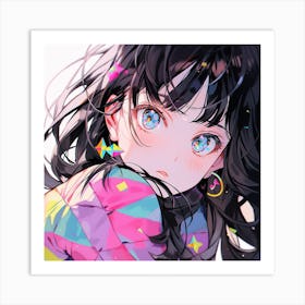 Anime Girl 4 Art Print