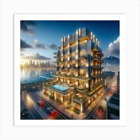 Hudson Bay Hotel Art Print