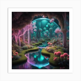 Fairytale Forest 1 Art Print