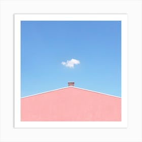 Cloudy Day Square Art Print