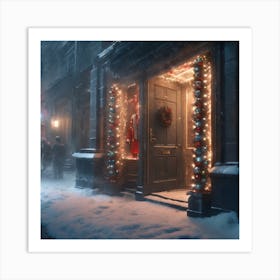 Christmas In London 2 Art Print