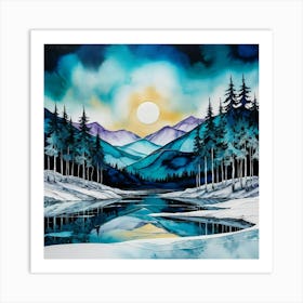 Winter Wonderland 3 Art Print