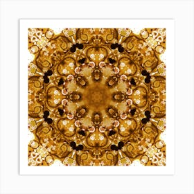 Abstraction Golden Sun 2 Art Print