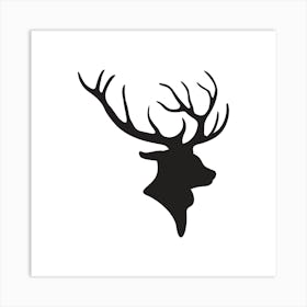 Deer Head.2 Art Print