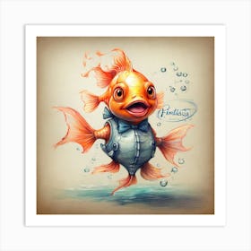 Goldfish 27 Art Print