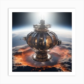 Space Station 87 Art Print