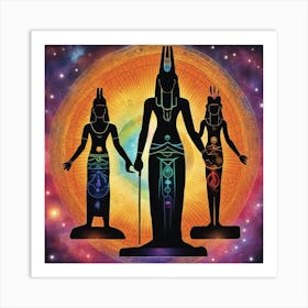 Divine Cosmic Family 111 Art Print