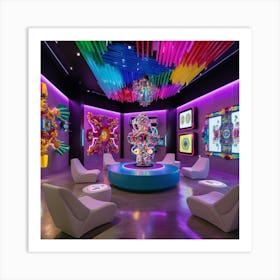 Colorful Gallery Art Print