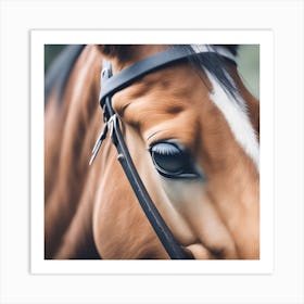 Close Up Of A Horse'S Eye 6 Art Print