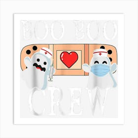 Boo Boo Crew Ghost Nurse Costume Girls Halloween Art Print