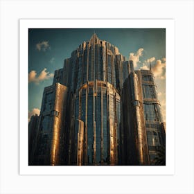 Futuristic Building 1 Art Print