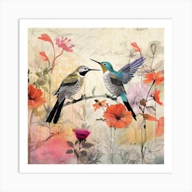 Bird In Nature Hummingbird 4 Art Print