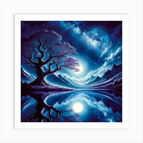 Celestial Reflections Art Print