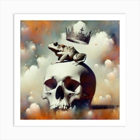 The Toad King  ( twas a dream) Art Print