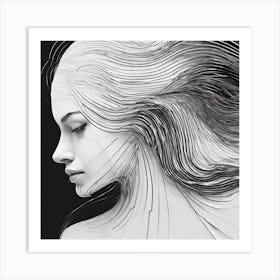 Portrait Of A Woman 1 Art Print