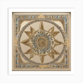 Egyptian Sun 3 Art Print