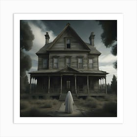 Haunted House Art Print