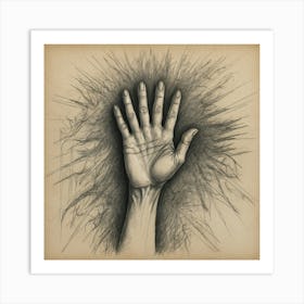 Hand Of God Art Print