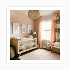 A Photo Of A Baby S Room With Nursery Furniture An (1) Art Print