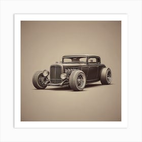 Old Fashioned Car Art Print