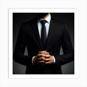 Businessman In Suit 1 Art Print
