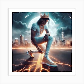 King Of The City Art Print