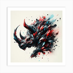 Rhino 2 Art Print