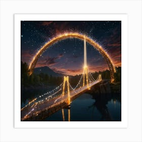 Bridge Of Light Art Print