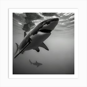 Great White Shark 7 Art Print