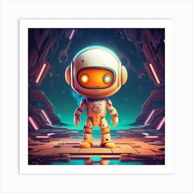 Space Alien Art Print