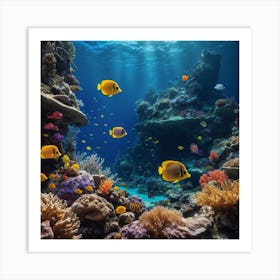 Underwater World Mural Art Print