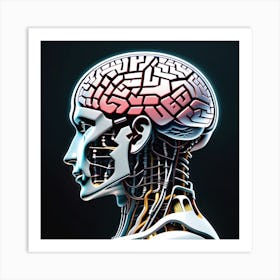 Brain Of A Robot 13 Art Print