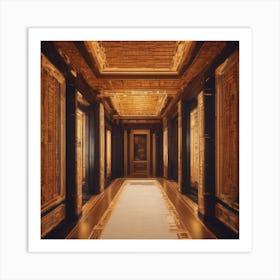 Egyptian Corridor Art Print