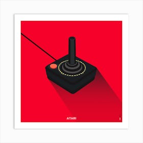 Joystick Atari Art Print