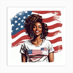 American Girl 1 Art Print