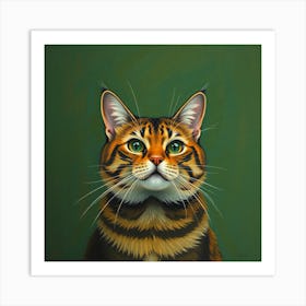 Bengal Cat Art Print