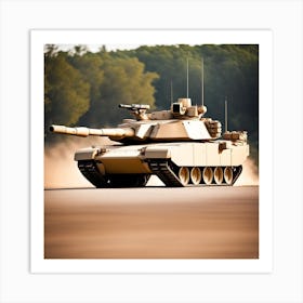 M1 Abrams tank Art Print