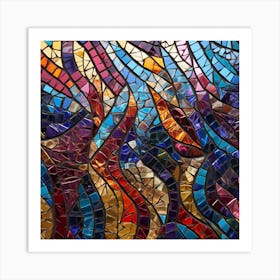 Mosaic Art 4 Art Print