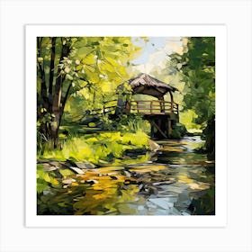 Gazebo In The Park 1 Art Print