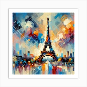 Paris Eiffel Tower Art Print