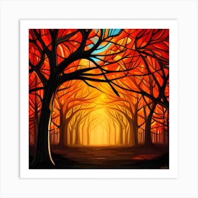 Autumn Forest Art Print