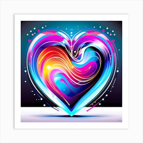Heart Of Love Art Print
