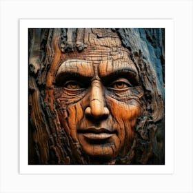 Firefly Weathered Face With Bold Textured Details 14006 Art Print