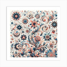 Floral patterns 7 Art Print