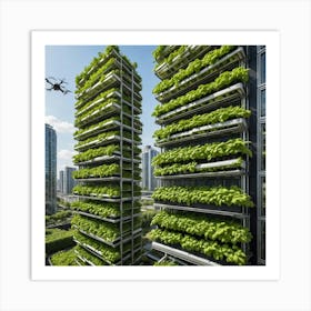 Green City 3 Art Print