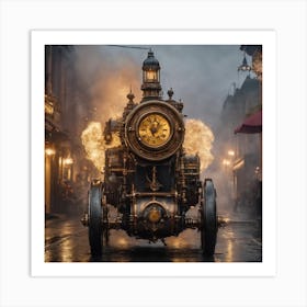 Steampunk Vehicle Art Print