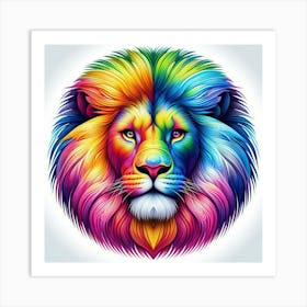 Lion Head 2 Art Print