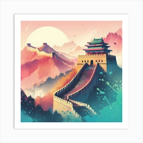 Great Wall Of China 5 Art Print