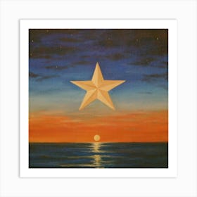 Sunset Star Art Print