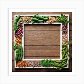 Legumes As A Frame (26) Art Print